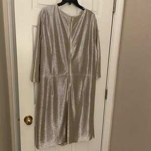 NWT Tahari Metallic Dress Size 20W